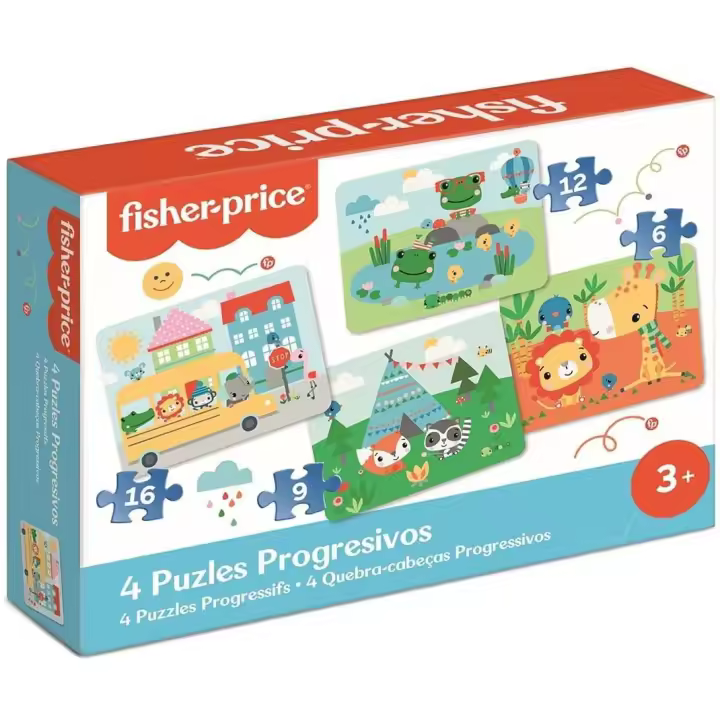 Cayro - Puzzles progresivos de animalitos fisher-price - 1