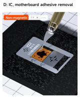 XZZ D004 Herramienta De Reparación De Hoja De Acero Para Quitar Pegamento En Knives IC Chip Phone NAND Hard Drive Pry Handle Edge - details 9