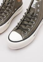victoria TRIBU DOBLE SIERRA EFECTO PIEL zapatilla deportiva alta plataforma mujer Verde - details 2