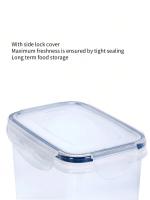 Jars De Almacenamiento De Alimentos Airtight 2.8L Plásticos Con Tapas Reutilizables Y Etiquetas Para La Cocina - details 2