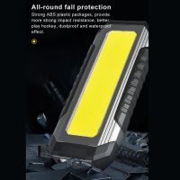 Linterna De Trabajo COB LED Recargable USB Con Batería 18650 Luz Portátil Para Camping Impermeable Con Imán 4000mAh Fuente De Iluminación Mixta Distancia De Iluminación 50-100 M - details 10