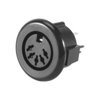 Adaptador de conector de Cable de teclado montado en Panel de enchufe DIN hembra de 5 pines - details 0