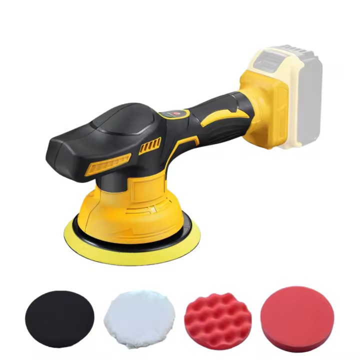 Polisiniador Eléctrico Para Coche Con Batería Dewalt/Makita Herramienta De Brillo Y Sellado De Láminas De 6 Pulgadas Para DIY En El Hogar - 1