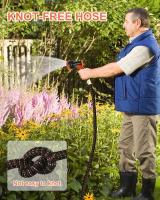 Manguera De Jardín Extensible De 50 Pies/15 M, Manguera De Jardín Extensible con Pistola Rociadora De 10 Funciones, Accesorios De Latón, Bolsa De Almacenamiento, para Riego Y Limpieza De Jardines - details 1