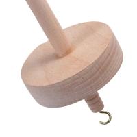 Eje De Madera Para Tejido Herramienta De Artesanía Para Principiantes Accesorios De Costura Hogard Yarn Spin Whorl Carved Hand - details 4