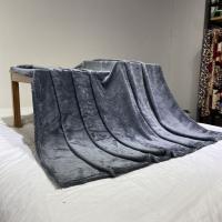 Other Manta de Franela Suave y Cálida para Adultos y Niños - Todas las Estaciones - Gris Oscuro - 130x160cm - details 3