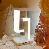 Lámpara De Escritorio LED Con Diseño Flotante Y Carga Inalámbrica 10W Control Táctil Iluminación De Noche Para Decoración Del Dormitorio - details 3