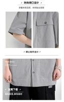 Camisa de Manga Corta para Hombre, Ropa Deportiva de Gran Tamaño 6XL 7XL 8XL 10XL, Informal y Formal, con Bolsillo Suelto, Alta Calidad - details 14