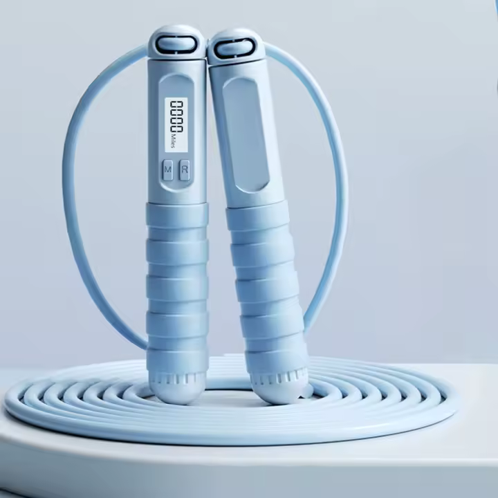 Cuerda De Saltar Electrónica De Conteo Para Adelgazamiento Y Fitness Para Hombres Y Mujeres Entrenamiento Cardiovascular De Brazos Piernas Abdomen Y Cintura - 1