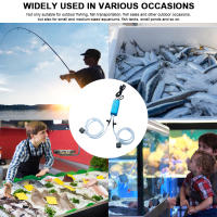 Bomba De Aire Para Acuario Pequeña Y Portátil Oxigenador Para Tanque De Peces Accesorios De Pesca Al Aire Libre APWIKOGER - details 4