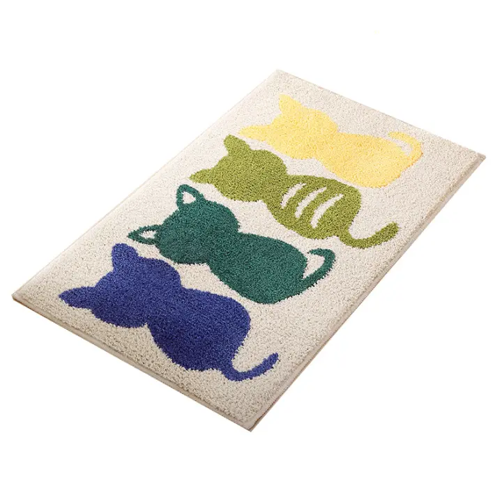 Alfombra antideslizante absorbente de Agua para baño con dibujos animados, para Sala de estar, entrada, dormitorio, Hogar, sala de estar - 1