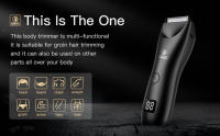 Afeitadora Eléctrica Para Áreas Sensibles De Hombre Recargable Impermeable Epilador De Cabello Del Cuerpo Y Cara Trimmer De Pubis - details 3