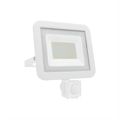 Proyector led con sensor blanco matel 50w - 1
