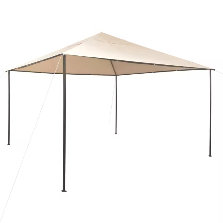 vidaXL Cenador 4x4x3 m 180 g/m² Pérgola Toldo Sombrilla Tienda Carpa Color Beige,  Blanco,  Antracita y mas - 1