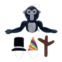 Muñeco De Peluche Gorila Tag Monke Juguete De Peluche Suave Y Cálido Decoración Para El Hogar Estilo Anime Kawaii Regalo De Cumpleaños Para Niños - details 3