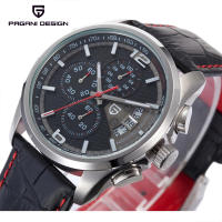 Reloj De Cuarzo Para Hombre PAGANI DESIGN 2024 Moda Militar Con Movimiento De Lujo Cuero Resistente Al Agua Y Al Choque Pantalla Retroiluminada Y Fecha Rattrapante - details 10
