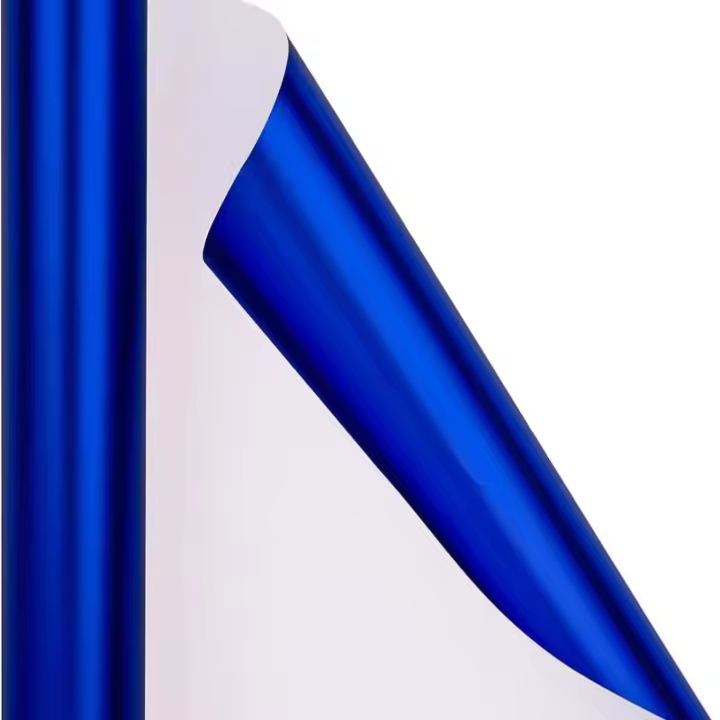 Película De Embalaje Para Coche Premium Mate Cromo Metálico Azul Autoadhesiva Con Válvula De Aire Para DIY Decoración De Automóviles - 1
