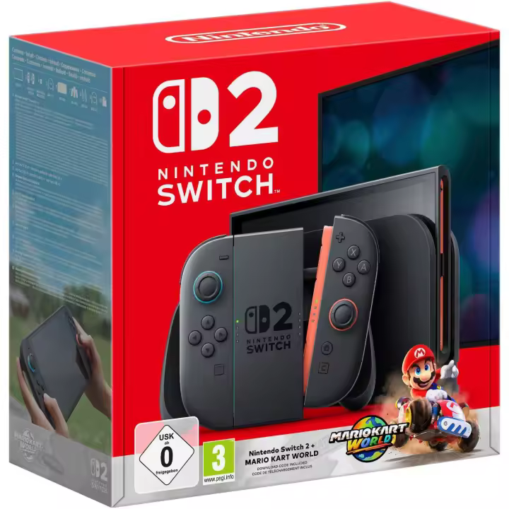 Consola Nintendo Switch 2+Mario Kart World（Versión Hong Kong） - 1