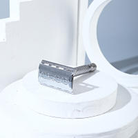Afeitadora De Seguridad De Acero Inoxidable Para Hombres Barbería Afeitarse Barba Doble Corte Manual Barbeador - details 6
