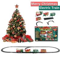 Juego De Tren Navideño Con Pistas De Ferrocarril Juguetes Decorativos Para Árbol De Navidad Regalo Para Niños Fiesta De Cumpleaños - details 1