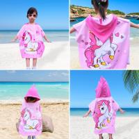 Toalla de Playa Infantil con Capucha  Toalla de Baño Poncho Toalla Poncho Surf para Niñas Niños de 2 a 8 años - details 3