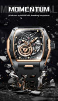 Reloj Mecánico Para Hombre LIGE Diseño Skeleton Acero Inoxidable Cristal De Zafiro Resistente Al Agua Con Display Sin Números Corona a Prueba De Agua - details 0