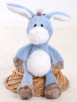 Juguete De Peluche Suave 32cm Burro Para Niños Y Niñas Decoración De Animal De Peluche Para Abrazar Y Jugar Fabricado Con Poliéster - details 2