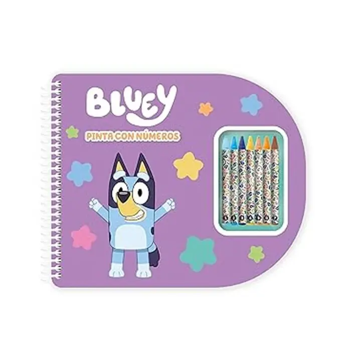 Bluey Pinta con Números Libreta Espiral Imagiland PTLIC05 - 1