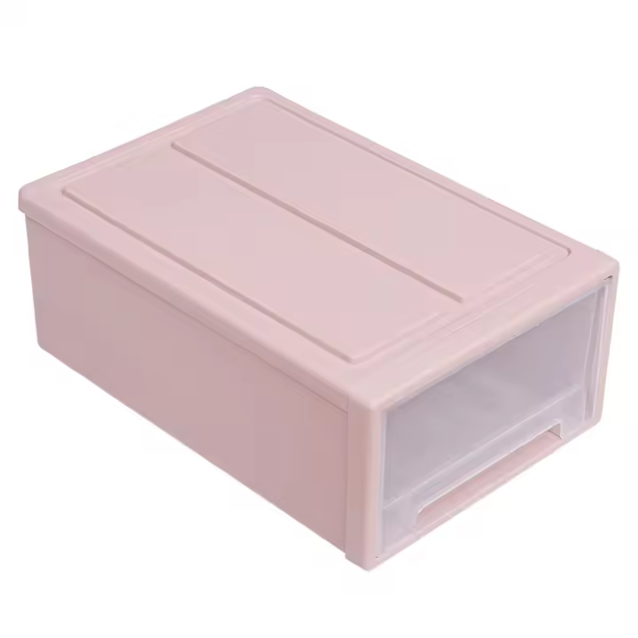 Caja De Almacenamiento Plegable Transparente Plástico Para Cajones Organizador De Ropa Y Acessorios Del Hogar Multiuso Ecológico - 1