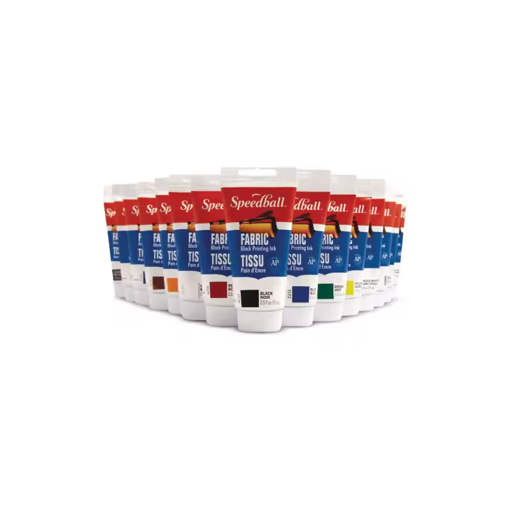 TINTAS INDIVIDUALES PARA ESTAMPACIÓN EN TEJIDOS Y PAPEL 2.5OZ SPEEDBALL® - 1