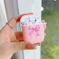 Funda Para Airpods 4 De Corea Rosa Con Lazo Protectora Y Antichoque Cubierta Para Bluetooth Inalámbrico Compatible Con Pro2nd 3 2 Caja De Carga - details 2