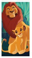 Toalla para Playa Piscina Rey Leon Disney Oficial 70x140cm infantil de microfibra para niños - details 2