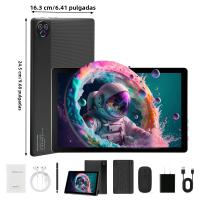 URAO Tableta Android 15 De 10.1 Pulgadas Con 20GB RAM 64GB ROM Cámara Dual Teclado/Carcasa/Mouse/Stylus/Altavoz Incluidos - details 6