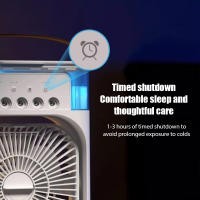Ventilador De Escritorio Portátil Humidificador Y Aire Acondicionado USB Para Oficina Y Dormitorio Con 3 Velocidades De Ventilación Y Función De Spraying - details 4