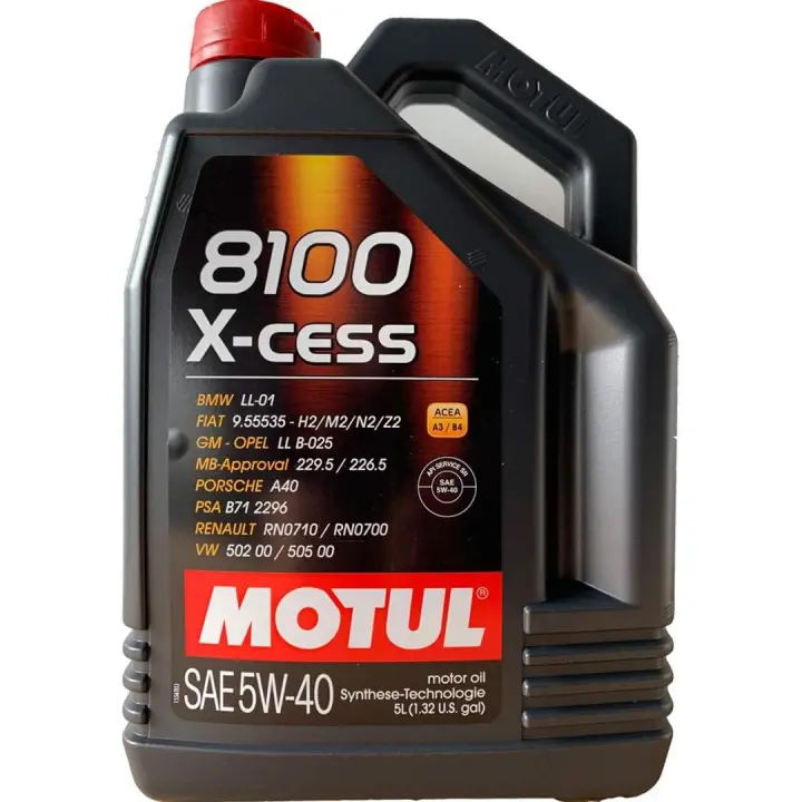 Motul 102870 - Aceite de motor 8100 X-cess (5W40, 5L) - 1