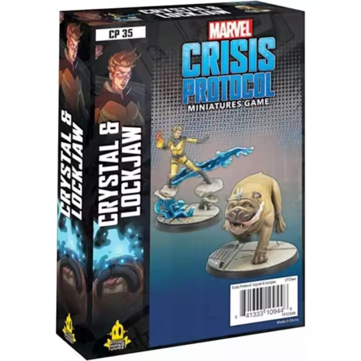 MARVEL CRISIS PROTOCOL: CRYSTAL & LOCKJAW  MCP  (INGLÉS) ASMODEE - 1
