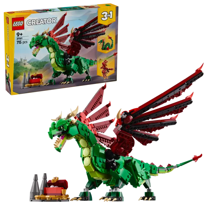 DRAGÓN MEDIEVAL - LEGO CREATOR 3en1 (31161) - 1