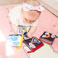 Libros De Tela Suave Para Bebé Con Sonido De Raspadura Libros Quietos Para Infantes Juguetes Educativos De Aprendizaje Temprano Para Recién Nacidos Hasta 12 Meses Juguete De Rattler Para Regalos Para Bebés - details 29
