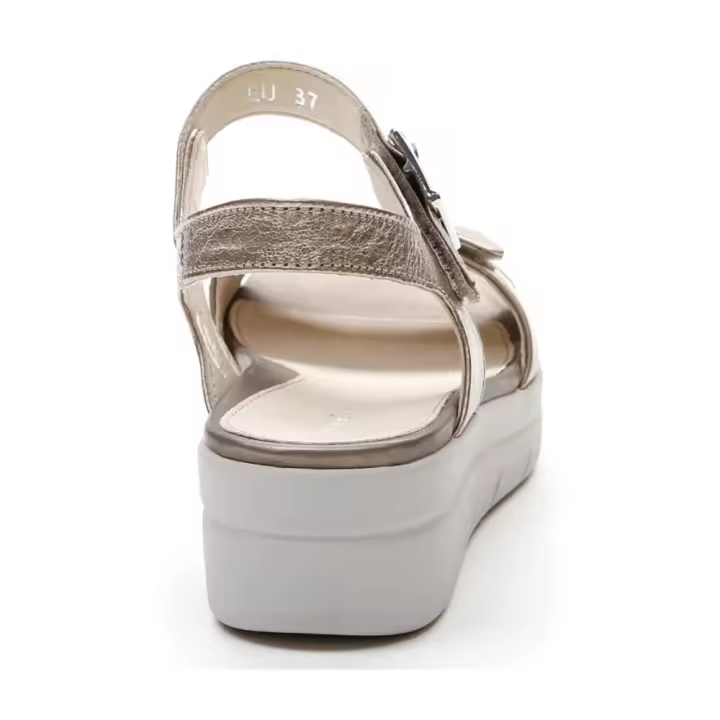 Shoes Sandalia marca Stonefly para mujer en color acero - 1