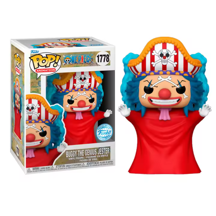 Buggy the Genius Jester Pop Clown Payaso  Special Edition One Piece Funko Pop 1778 - 1