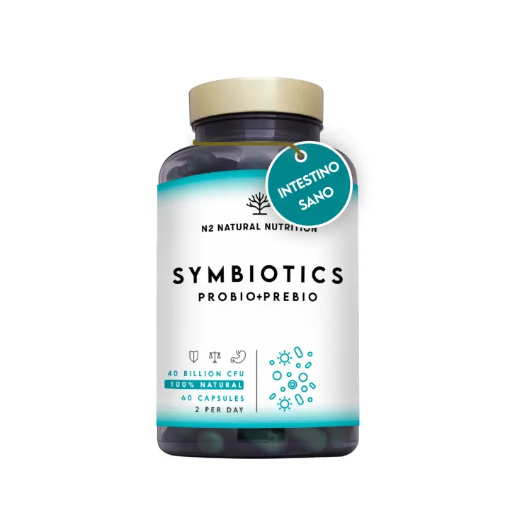 Probioticos 150 mil millones UFC y 20 Cepas. Máxima concentración de Probioticos y Prebioticos intestinales y Zinc. Terapia de choque 76 Días. Colon irritable y gases. Vegano. CE. N2 Natural Nutrition - 1