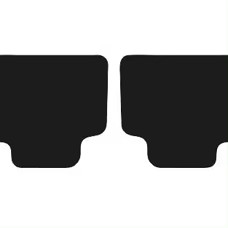 Alfombrillas traseras para: Mini Countryman F60 crossover 2017- - 1