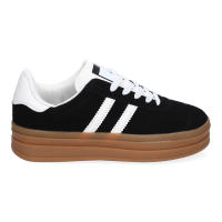 Davinia Shoes Zapatilla Deportiva de Mujer, Elegante con Doble Suela, Perfecta para el Dia a Dia, Diseño Moderno que combina Comodidad y Estilo, Ideales para cualquier Ocasion. Shoes&Blues.es EV-508-Negro - details 1