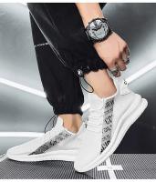 Zapatillas De Hombre Transpirables De Malla Blanco Moda Gimnasio Casual Ligero Para Caminar Zapatos De Tamaño Grande Para Parejas - details 15