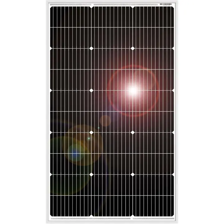 Panel Solar 100W 18V monocristalino alta eficiencia robusto para carga de batería de 12v - 1