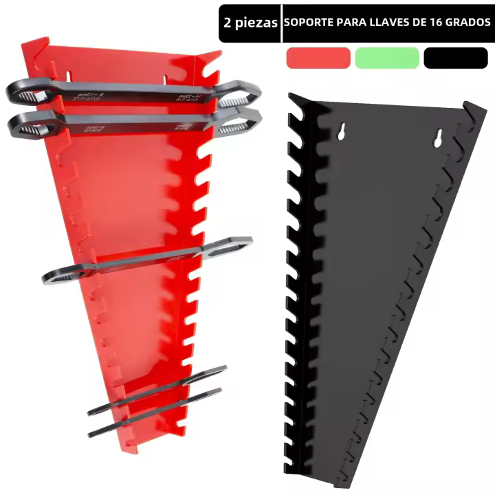 Organizador De Llaves 2Pcs Soporte Para Herramientas De Plástico Guarda Llaves De 5mm a 27mm Para Mantenimiento Y Reparación En El Hogar - 1