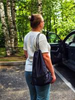 Mochila Ligera Con Cuerda De Viaje Doble Capacidad Bajo 20 Litros Material Principal Oxford Adecuada Para Todos - details 10