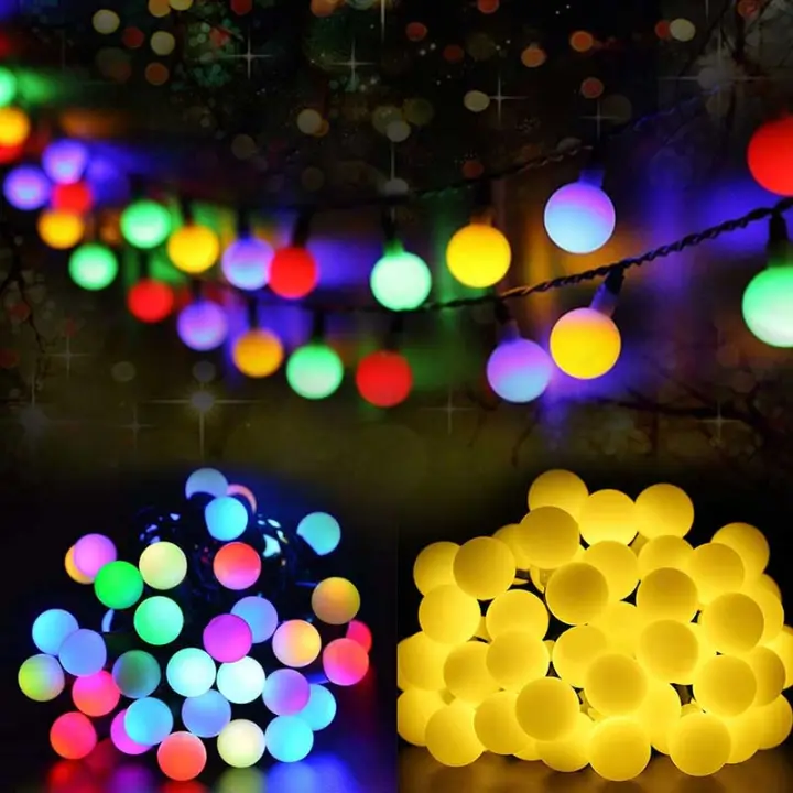 Garland De Luces LED RGBIC Impermeable Para Exterior Decoración De Fiesta De Boda Y Navidad Para Jardín Y Hogar Cadena De Luces USB DC5V Con Control Remoto SMD - 1