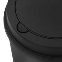vidaXL Cubo de basura doble negro 50 L - details 6