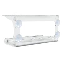 vidaXL Comedero de pájaros para ventanas (2 unidades) acrílico 30x12x15 cm - details 5